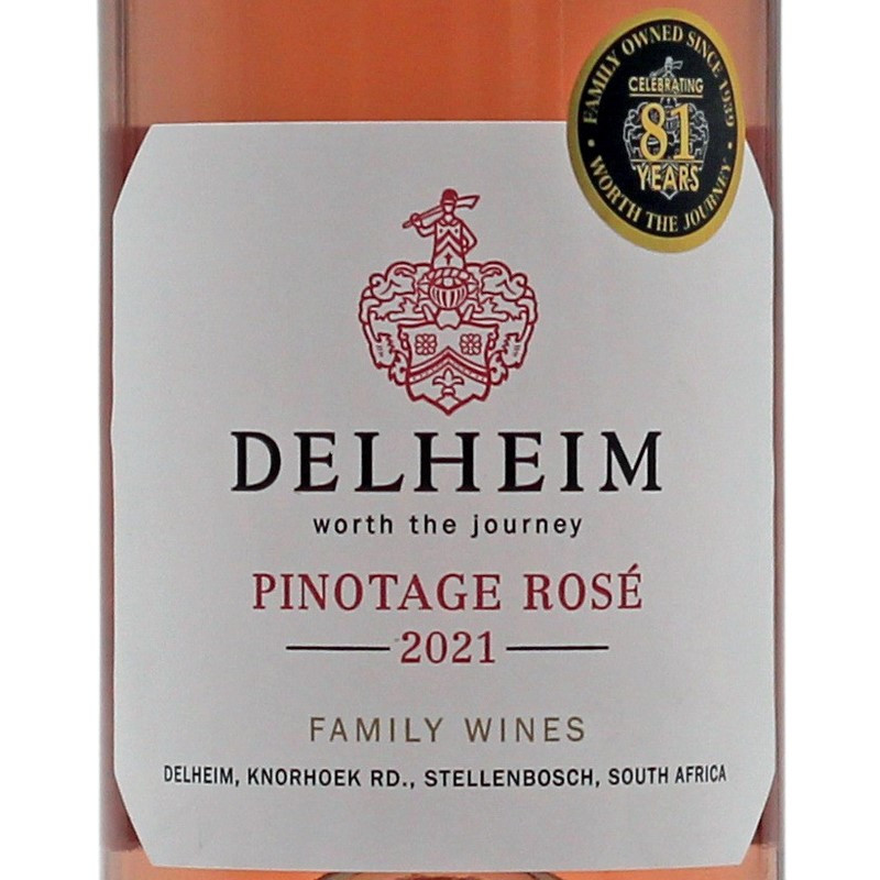 Delheim Pinotage Rose 2021 0,75 L 12,5% vol